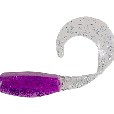 Big Bite Baits 2" Curly Tail Crappie Minnr 10-Pack (Purple Haze)