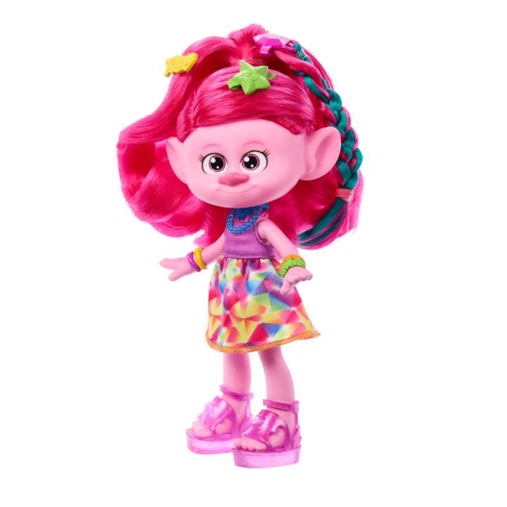 Load image into Gallery viewer, Trolls Hair-Tastic Queen Poppy Fashion Doll
