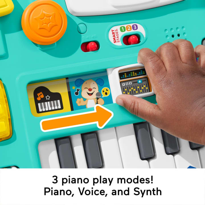 Load image into Gallery viewer, Fisher-Price Laugh &amp; Learn Mix &amp; Learn DJ Table
