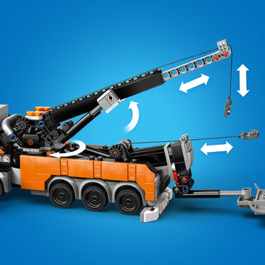 LEGO® City Heavy-Duty Recovery Tow Truck with Crane