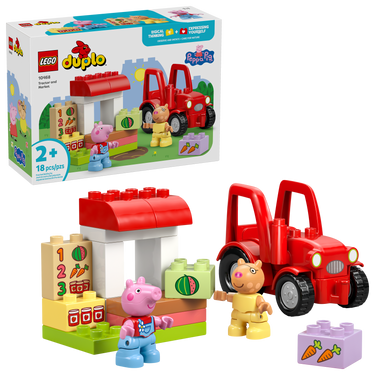 LEGO® DUPLO® Peppa Pig Tractor and Market