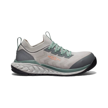 Keen Women's Arvada Shift Work Sneaker (Carbon Toe) Steel Grey/Granite Green 11M