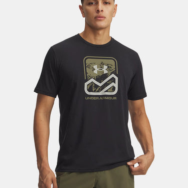 Under Armour Outdoor Mountain Box Men's Short Sleeve (Black) Size M