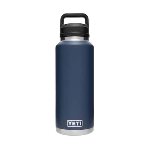 Load image into Gallery viewer, YETI Rambler 46 oz Navy BPA Free Bottle with Chug Cap
