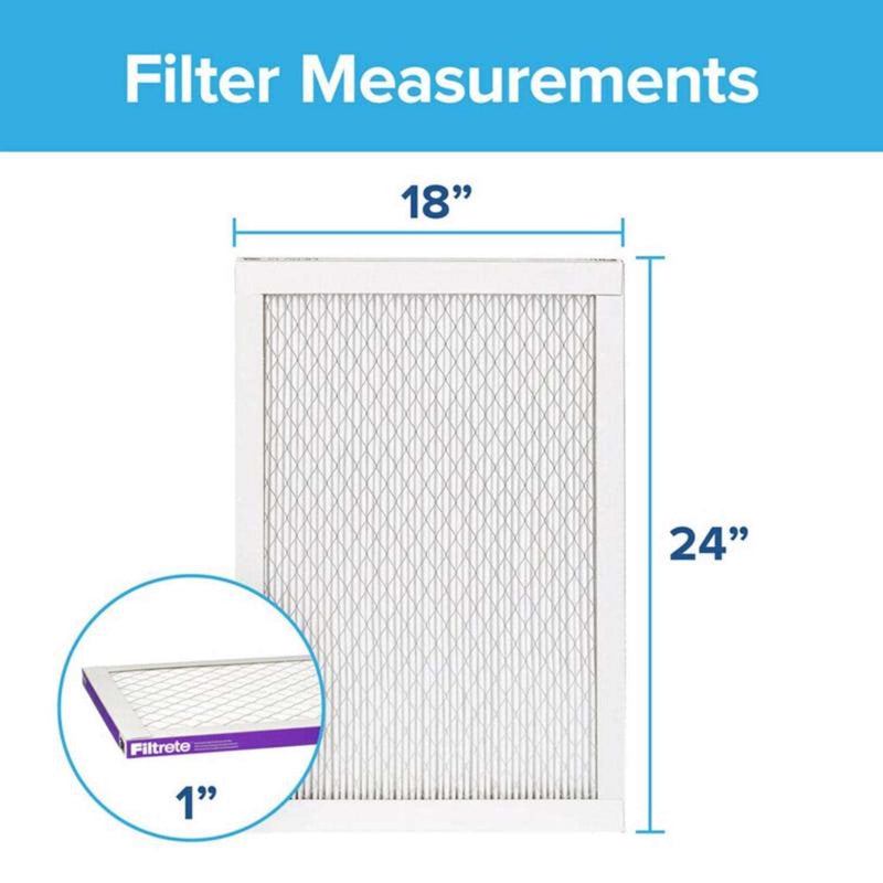 Load image into Gallery viewer, Filtrete 18 in. W X 24 in. H X 1 in. D 12 MERV Pleated Air Filter 1 pk
