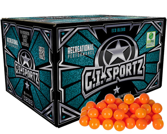 GI Sportz 1 Star 2,000 Round Paintball Case - Orange Fill ( .68 Caliber ) (Excluded from free shipping)