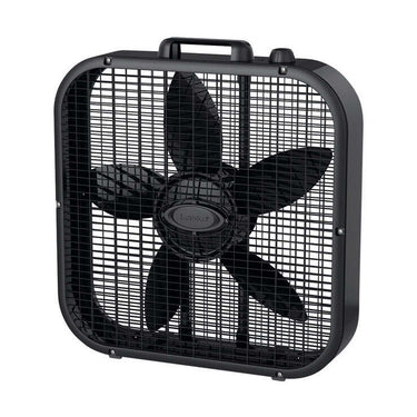 Lasko 21-3/4 in. H X 20 in. D 3 speed Box Fan Black