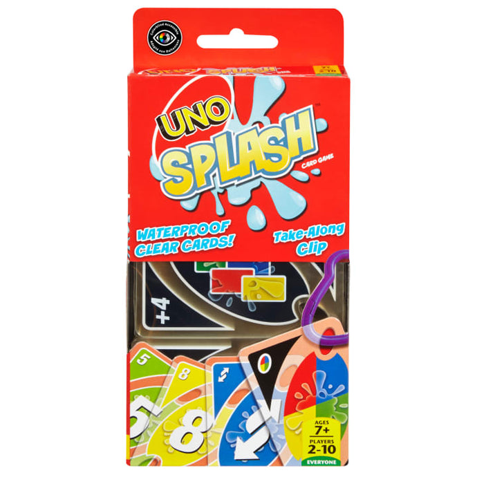 UNO Splash Card Game With Waterproof Cards