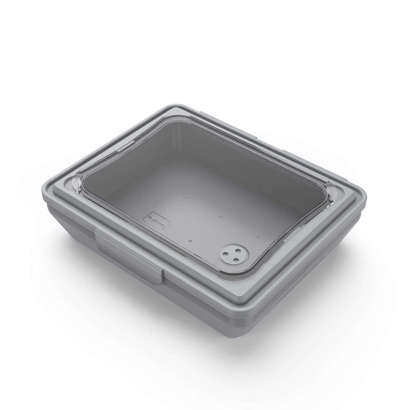 Load image into Gallery viewer, Grill Mark Gray Food To Go Container
