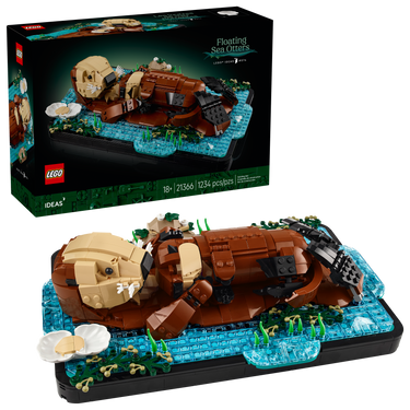 LEGO® Ideas Floating Sea Otters