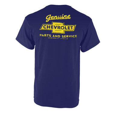 Chevrolet Parts & Services T-Shirt (Blue) Size XL
