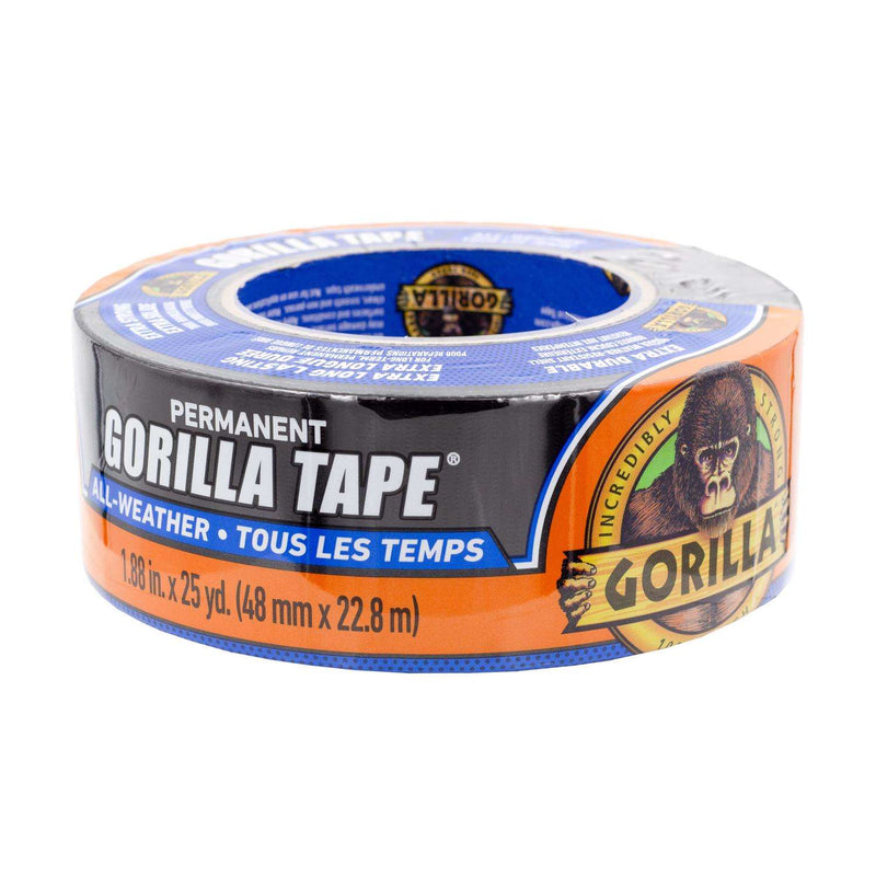 Load image into Gallery viewer, Gorilla 1.88 in. W X 25 yd L Black Duct Tape
