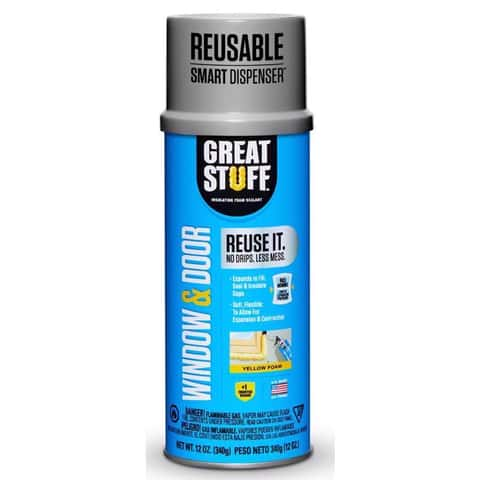 Load image into Gallery viewer, Great Stuff Smart Dispenser Yellow Polyurethane Insulating Foam Sealant 12 oz
