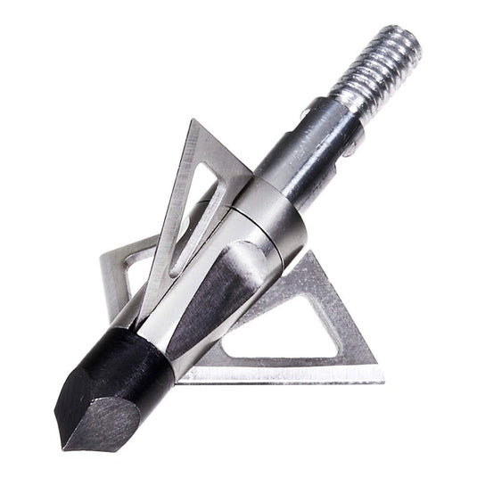 Allen Velox Stainless-Steel Ballistic 3-Blade Archery 100 Grain Broadhead (3 Pack)