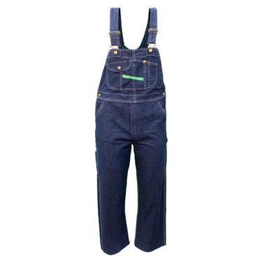 Key Denim Bib Overalls (Indigo Denim Rigid) Size 38x30