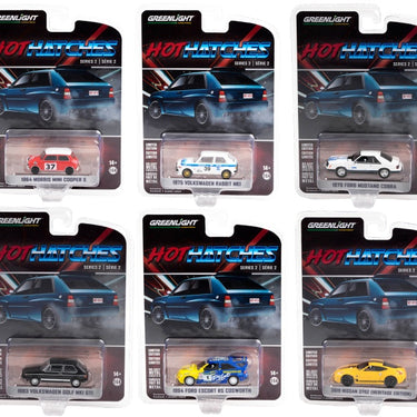 Greenlight Hot Hatches Series 2 Die-Cast Cars (Sold Separately)