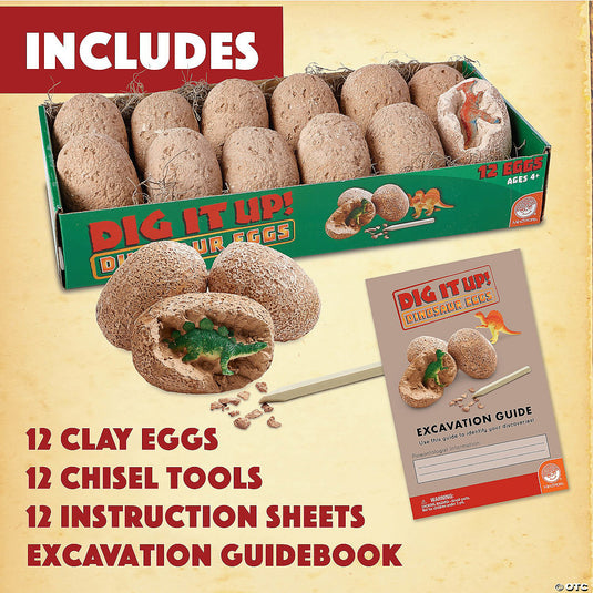Dig It Up! Dinosaur Eggs with FREE Excavation Kit
