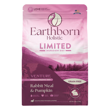 Earthborn Holistic Rabbit Meal & Pumpkin Venture Limited Ingredient Diet Grain-Free Dry Dog Food