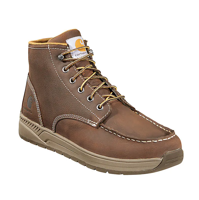 Load image into Gallery viewer, CARHARTT LIGHTWEIGHT WEDGE MOC TOE CHUKKA 10.5W DARK BROWN OIL TANNED
