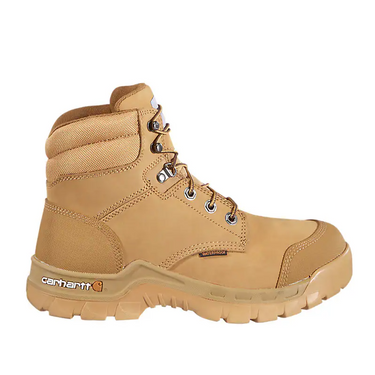 Carhartt Rugged Flex® Waterproof 6" Soft Toe Work Boot (Wheat Nubuck) Size 10M