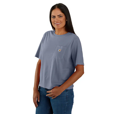 Carhartt Women's TENCEL™ Fiber Series Loose Fit Short-Sleeve Crewneck T-Shirt (Wisteria) Size M