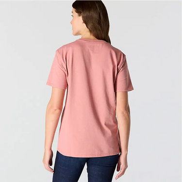 Carhartt Women's Loose Fit Heavyweight Short-Sleeve Pocket T-Shirt (Rose Tint Heather) Size XL