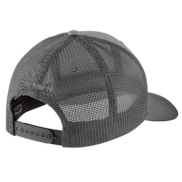 Carhartt Rugged Flex® Twill Mesh-Back Logo Patch Cap (Asphalt)