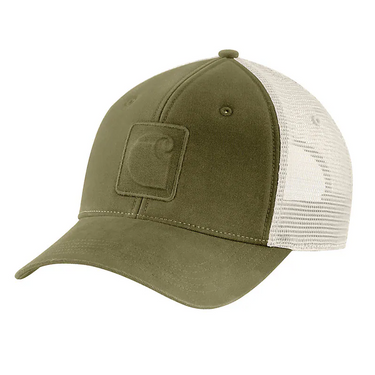 Carhartt Canvas Logo C Cap (Dark Bronzed Green)
