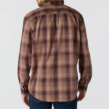 Carhartt Loose Fit Midweight Chambray Long-Sleeve Plaid Shirt (Sepia) Size XL