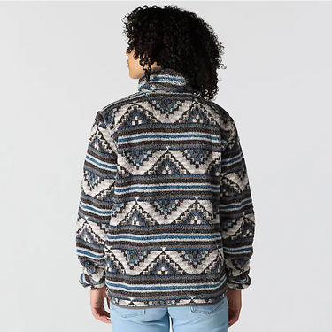 Carhartt Women's Loose Fit Fleece Pullover - 3 Warmest Rating (Mountain Shadow Print) Size L