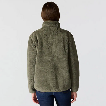 Carhartt Women's Loose Fit Fleece Pullover - 3 Warmest Rating (Dusty Olive) Size XL