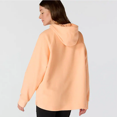 Carhartt Women's Force® Oversized-Fit Fleece Hooded Sweatshirt (Rosewater Heather) Size XL