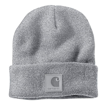 Carhartt Tonal Patch Beanie (Heather Grey/Grey)