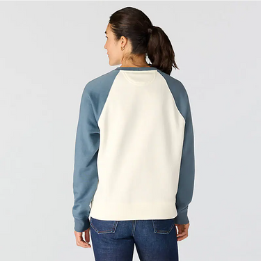 Carhartt Women's Sawyer Crewneck Sweatshirt (Eggshell) Size S