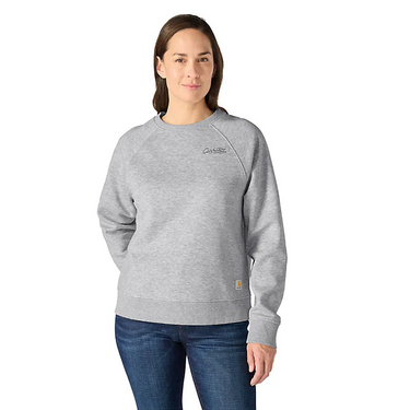Carhartt Women's Sawyer Crewneck Sweatshirt () Size