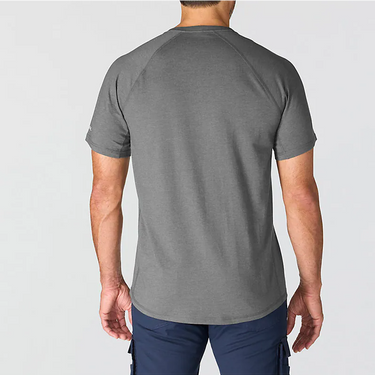 Carhartt Men's Force Relaxed Logo T-Shirt (Carbon Heather) Size XXL