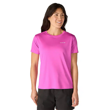 Carhartt Women's Force Sun Defender™ Relaxed T-Shirt (Electric Fuchsia) Size XXL