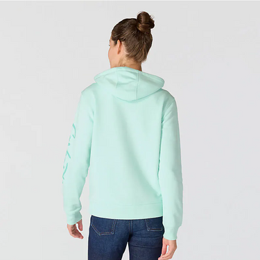 Carhartt Women's Sawyer Script Logo Sweatshirt (Fresh Mint) Size