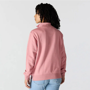Carhartt Women's TENCEL™ Fiber Series Half-Zip Sweatshirt (Rose Tint) Size XXL