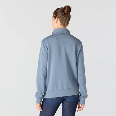 Carhartt Women's TENCEL™ Fiber Series Half-Zip Sweatshirt (Iron Blue) Size 3XL