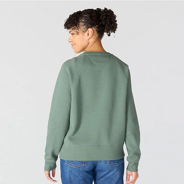 Carhartt Women's Sawyer Crewneck Sweatshirt (Green Slate Heather) Size 3XL