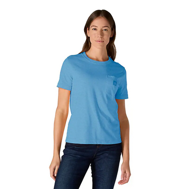 Carhartt Women's Irvine Relaxed T-Shirt (Tranquil Blue Heater) Size S