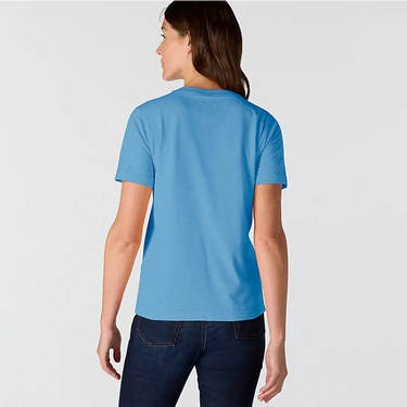 Carhartt Women's Irvine Relaxed T-Shirt (Tranquil Blue Heater) Size S