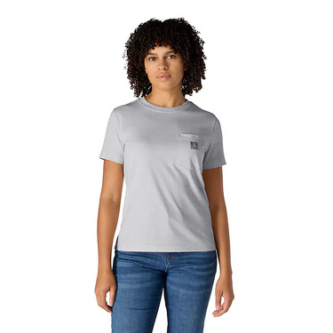 Carhartt Women's Irvine Relaxed T-Shirt (Heather Grey) Size XXL