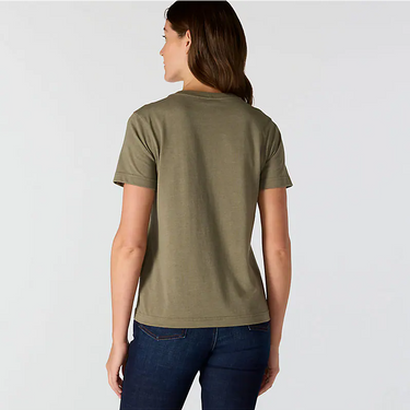 Carhartt Women's Irvine Relaxed T-Shirt (Dusty Olive Heather) Size L