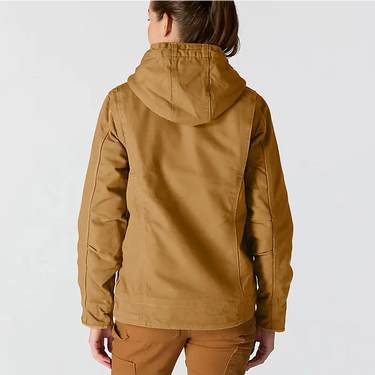 Carhartt Women's Women's Iconic Washed Duck Sierra Jacket (Carhartt Brown) Size XXL