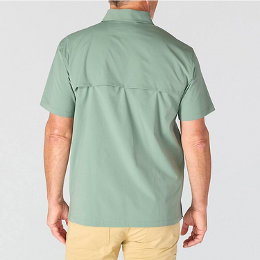 Carhartt Force Sun Defender™ Woven Relaxed Short Sleeve Shirt (Green Slate) Size 4XL