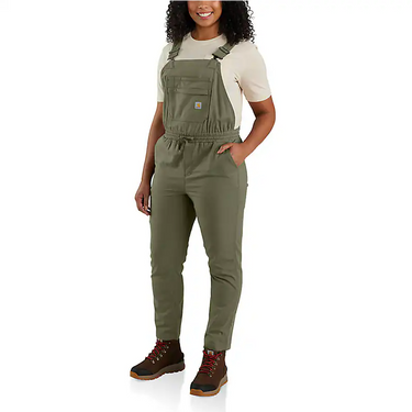 Carhartt Women's Force Ripstop Bib Overall (Dusty Olive) Size 3XL