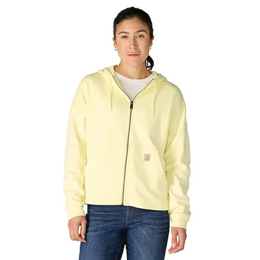 Carhartt Women's TENCEL™ Fiber Series Full-Zip Sweatshirt (Celestial Yellow) Size XXL