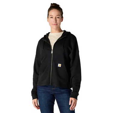 Carhartt Women's TENCEL™ Fiber Series Full-Zip Sweatshirt (Black) Size S